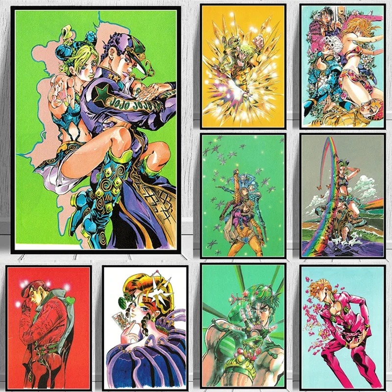 Abstract Oil Painting - Japanese Anime JoJo S Bizarre Adventure