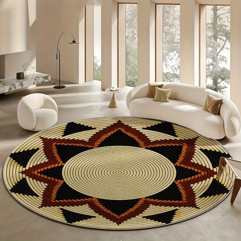 Round Death Moth Rug Gothic Sk - Home Decor Trend 2026 avaliação e preço