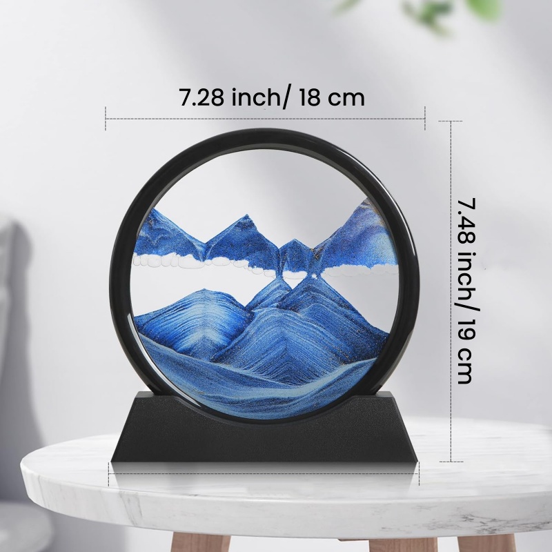 3D Hourglass Quicksand Moving  - Sand Art Picture avaliação e preço