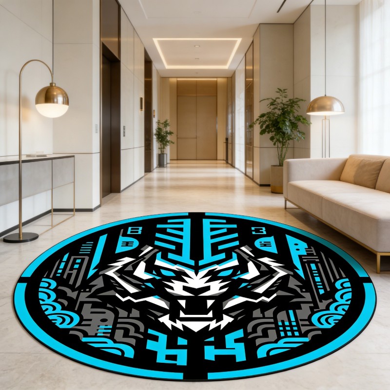 2D Dolphin Ocean Round Rug Sea - Home Decor Trend 2026 avaliação e preço