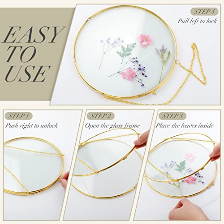 Pcs Double Glass Frame for Pre - Pressed Flower Frame avaliação e preço