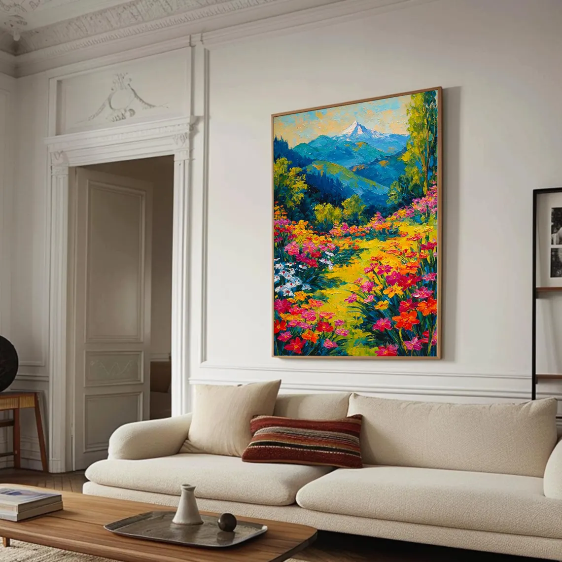 Abstract Colorful Floral Oil P - Abstract Oil Painting avaliação e preço