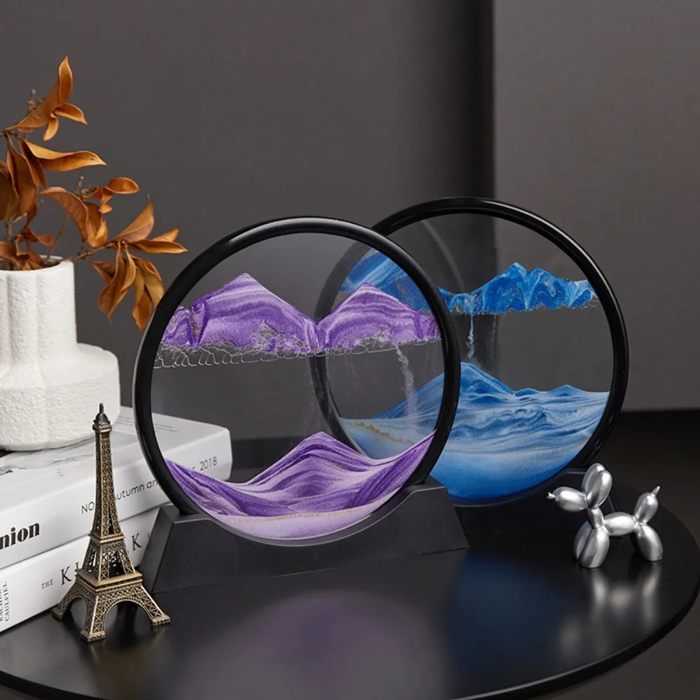 Elegant Flowing Sand Art Decor - Sand Art Picture avaliação e preço