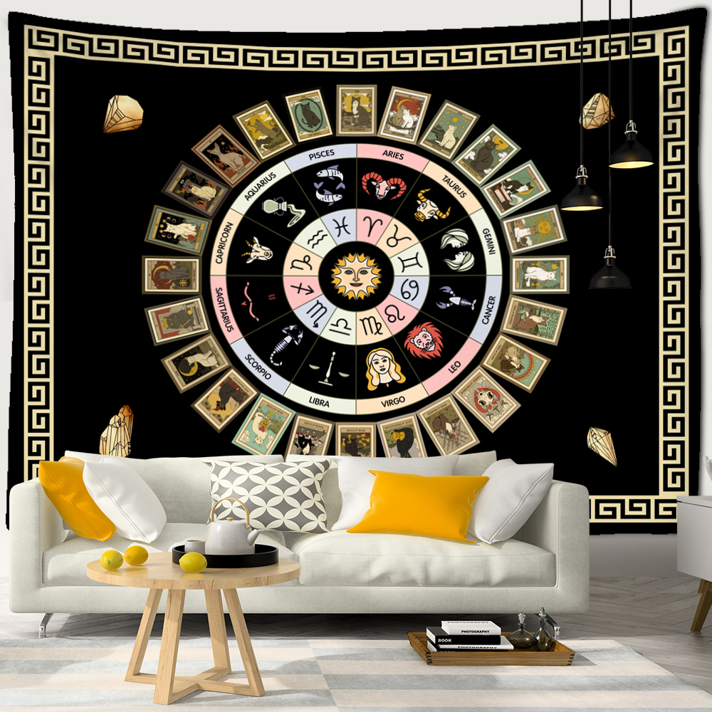 Mandala Tarot Tapestry Wall Ha - Home Decor Yoga avaliação e preço