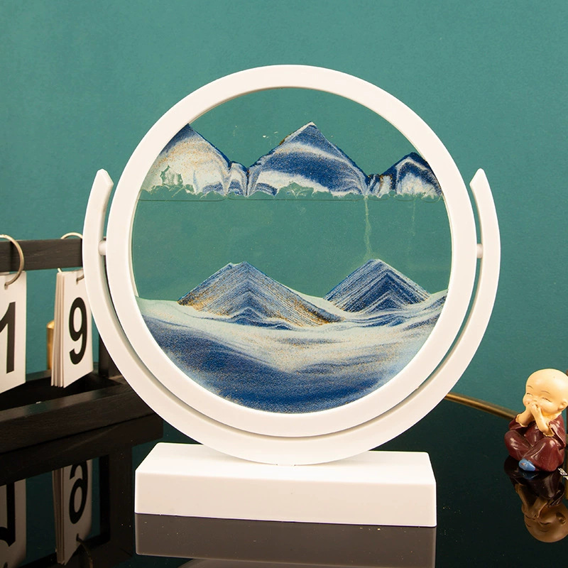 3D Hourglass Dynamic Glass Hou - Sand Art Picture avaliação e preço