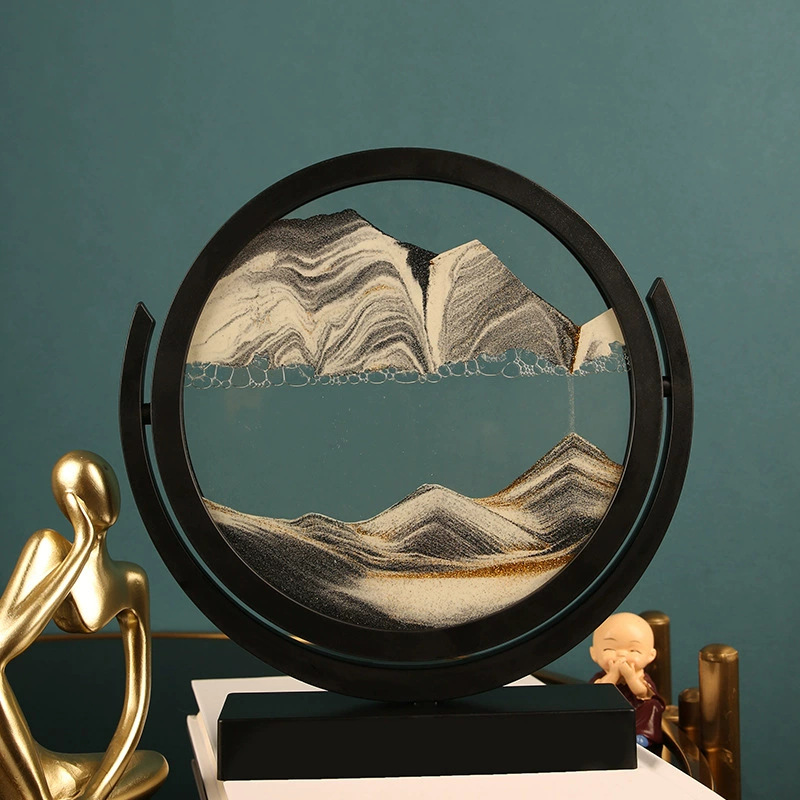 3D Hourglass Dynamic Glass Hou - Sand Art Picture avaliação e preço