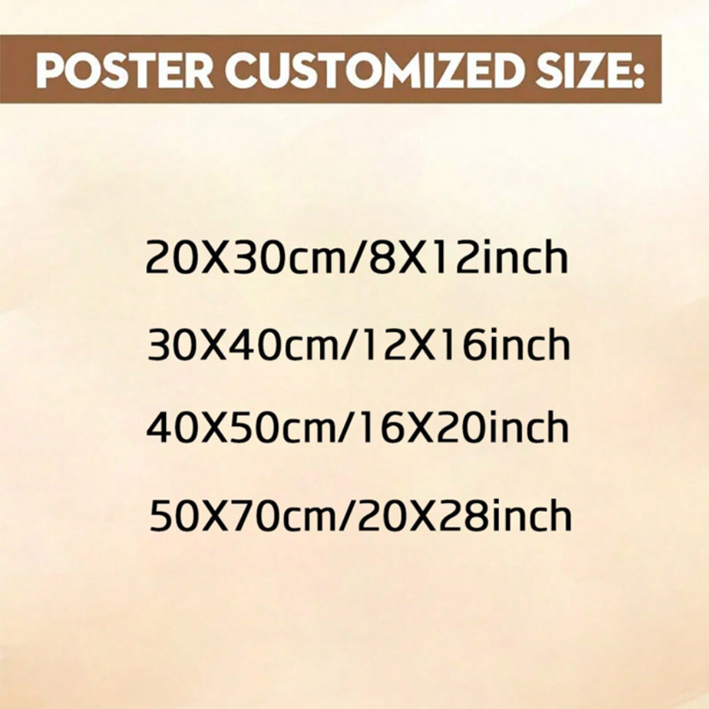 1pc Frameless Personalize Cust - Home Decor Aesthetic avaliação e preço