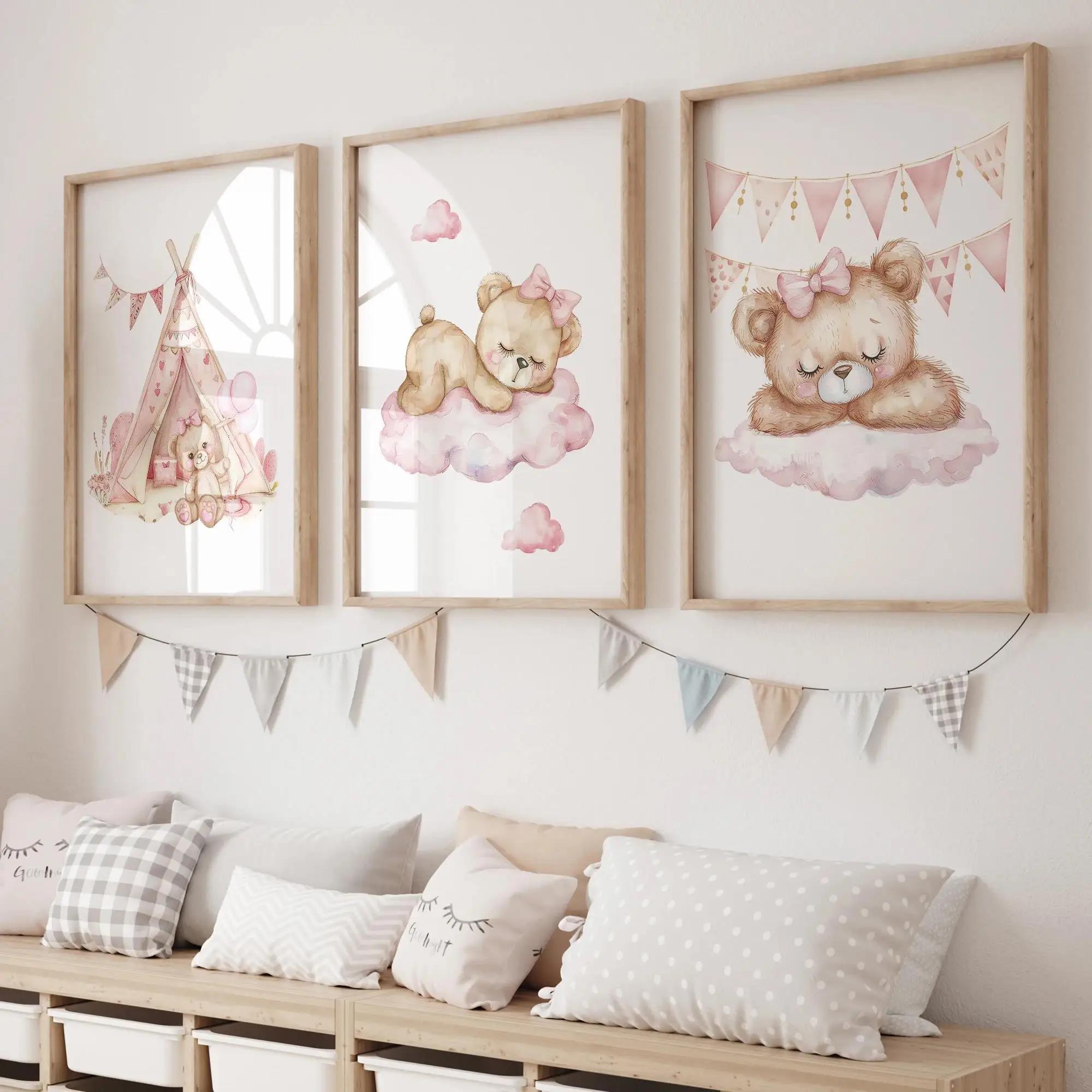 Pink Dream Bear Carousel Tent  - Home Decor Aesthetic avaliação e preço