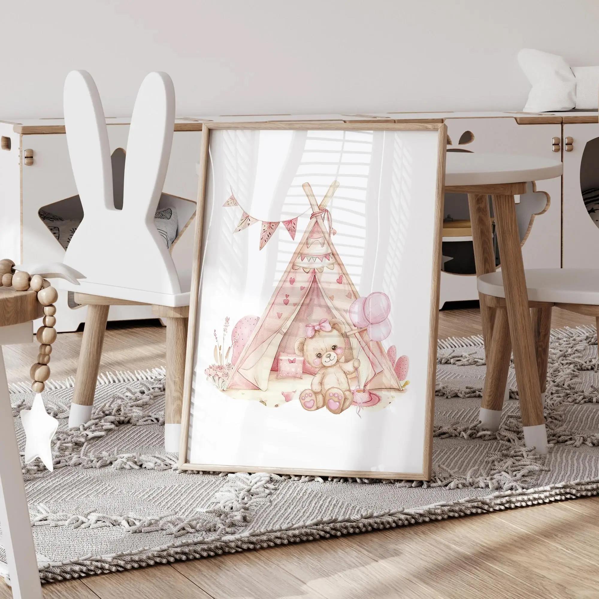 Pink Dream Bear Carousel Tent  - Home Decor Aesthetic avaliação e preço