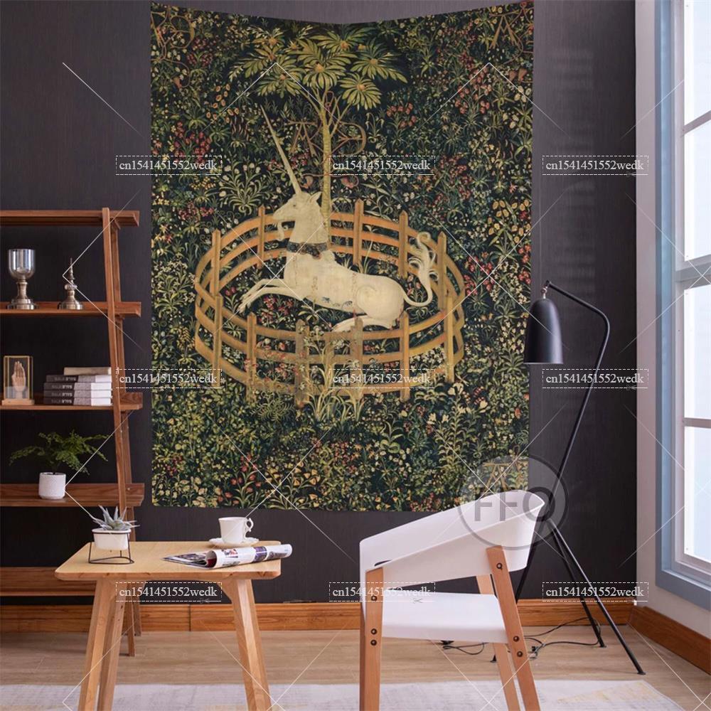 The Unicorn In Captivity Wall  - Home Decor Yoga avaliação e preço