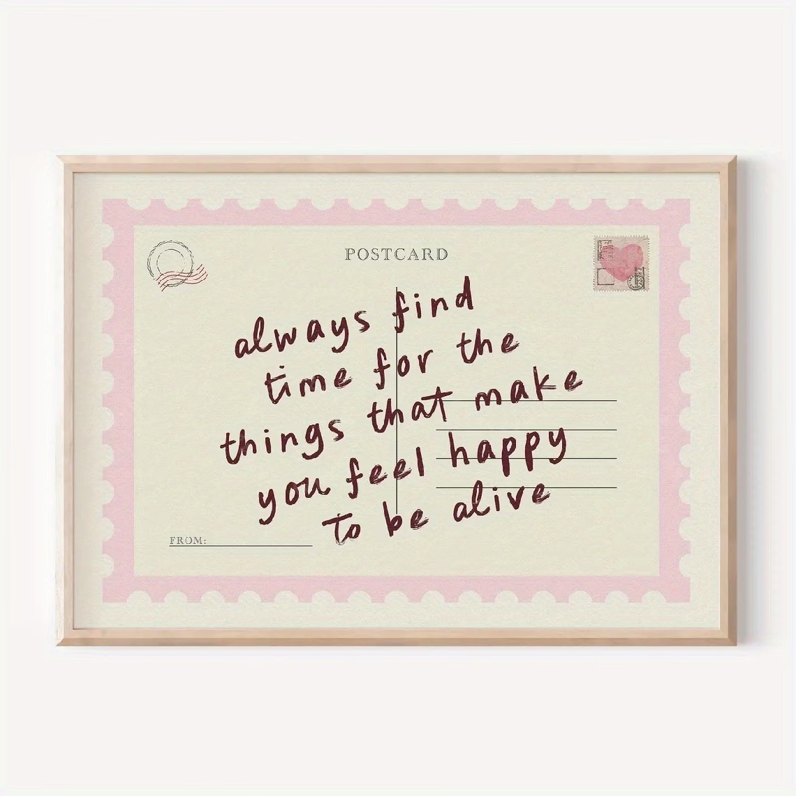 Retro Postcards That Encourage - Home Decor Aesthetic avaliação e preço