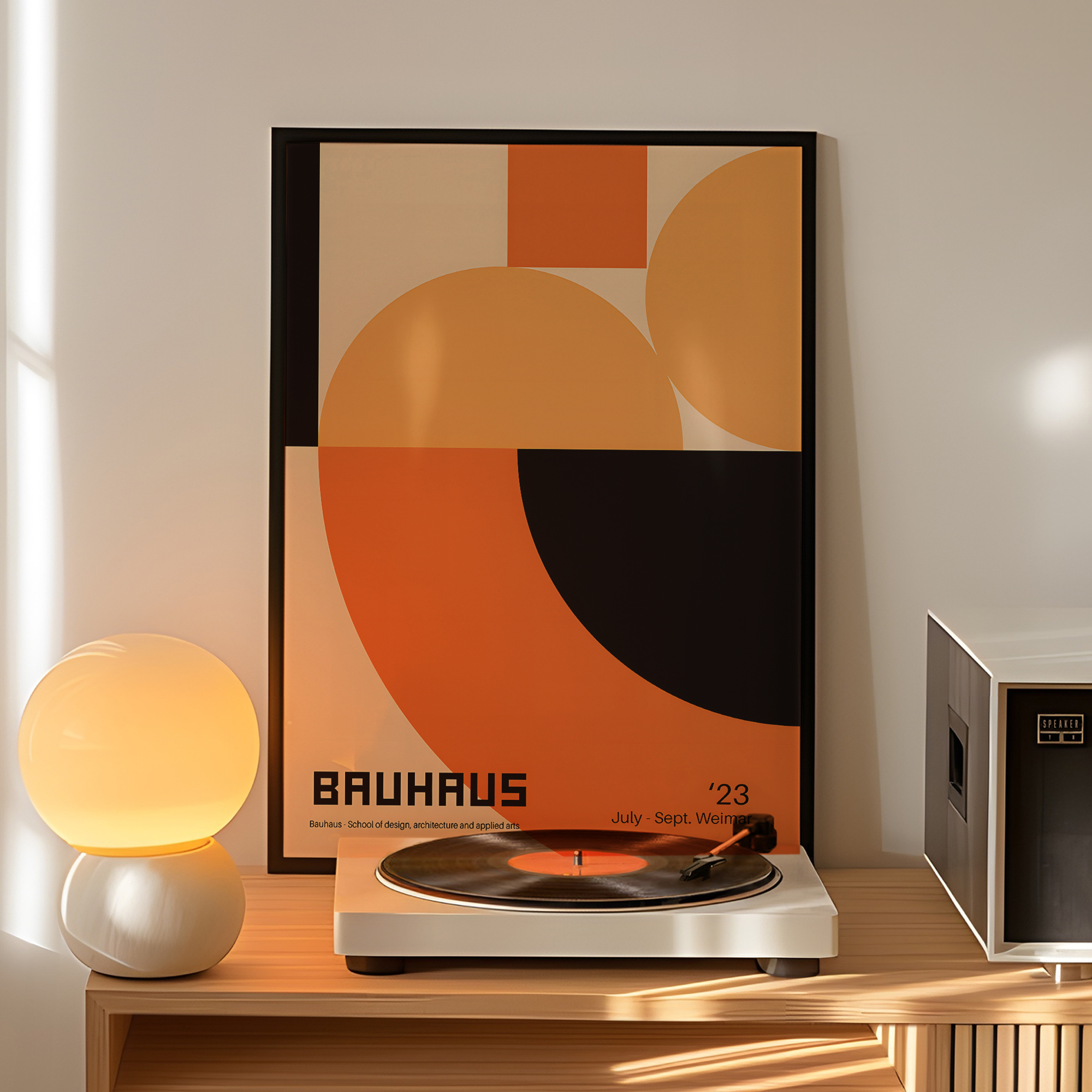 Modern Geometry Bauhaus School - Home Decor Aesthetic avaliação e preço