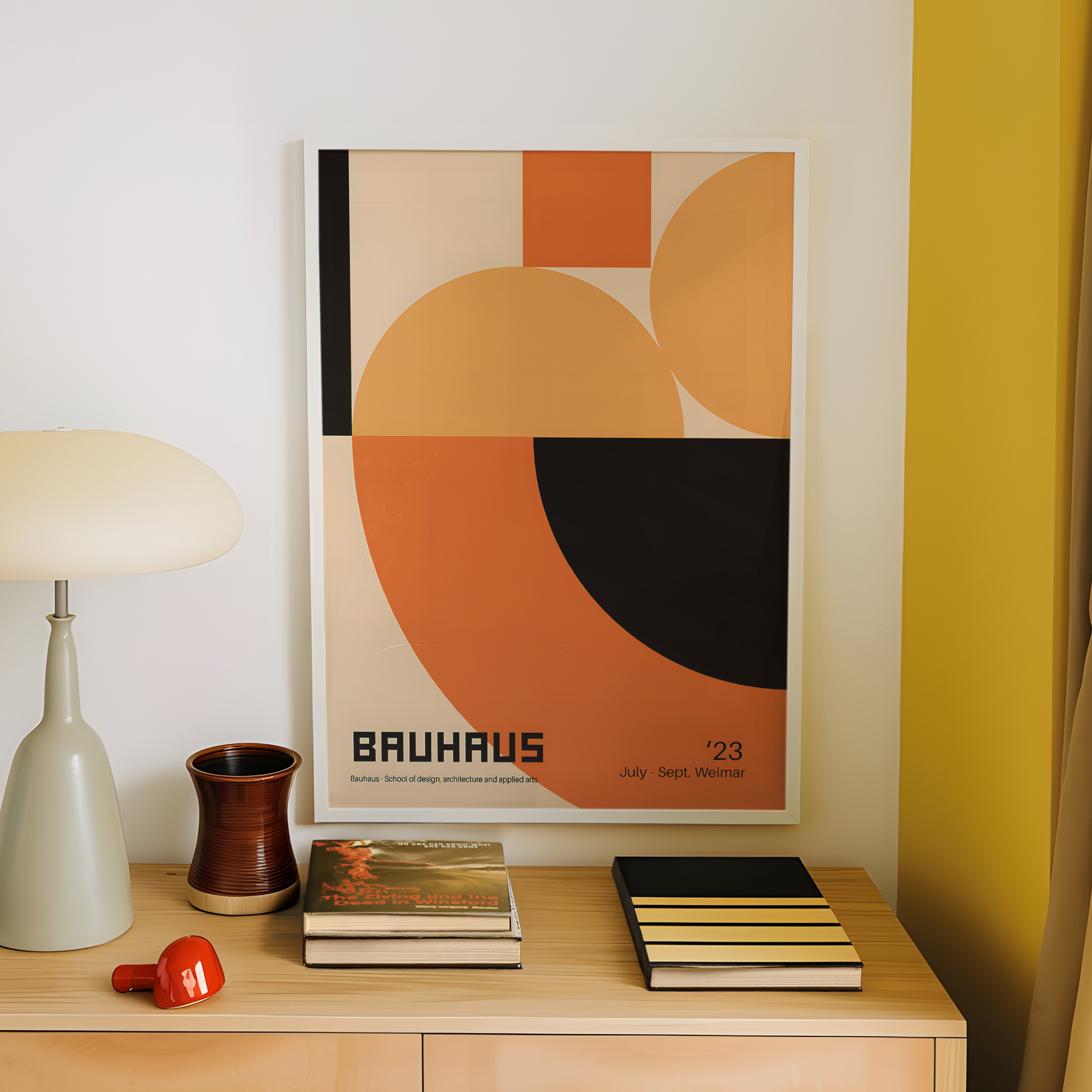 Modern Geometry Bauhaus School - Home Decor Aesthetic avaliação e preço
