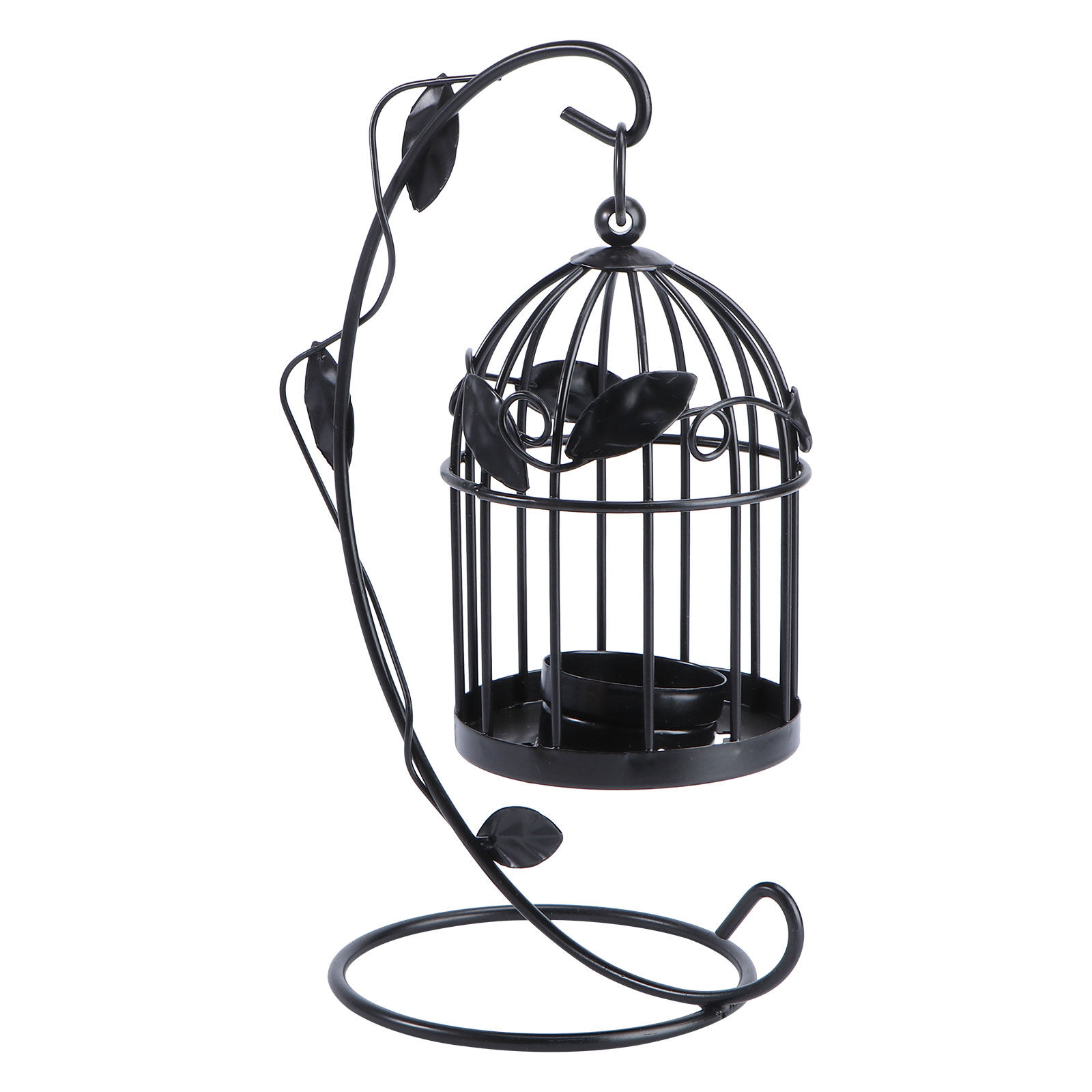 1Pcs Black Metal Birdcage Cand - Home Decor Yoga avaliação e preço