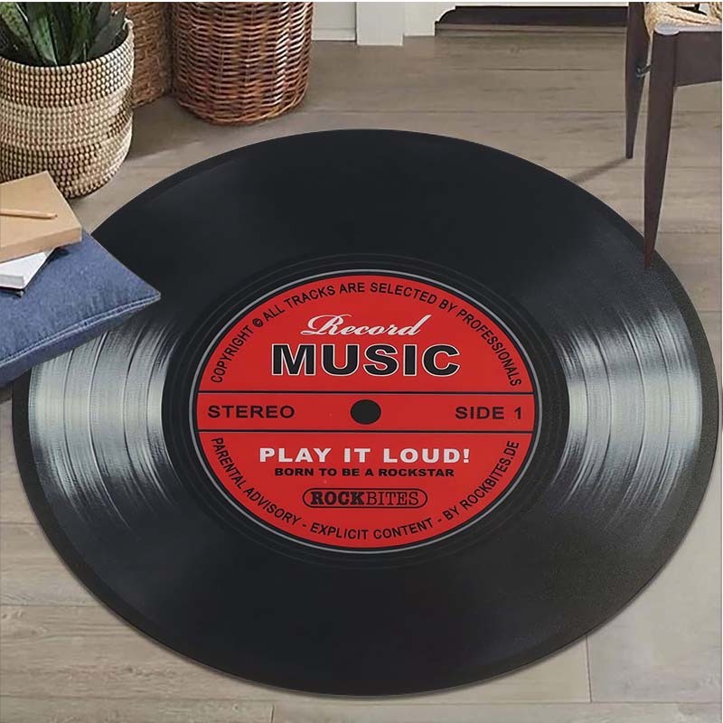 Round Piano Keyboard Rug Music - Home Decor Trend 2026 avaliação e preço