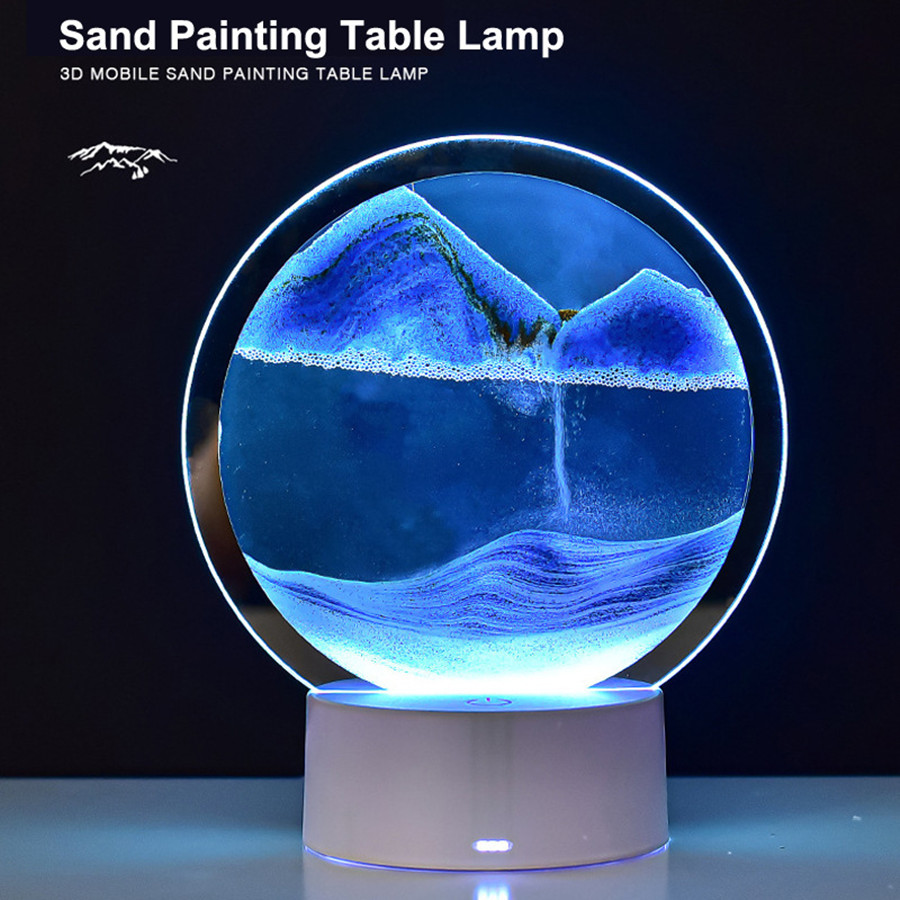 LED 16 Colors 3D Sandscape Lam - Sand Art Picture avaliação e preço
