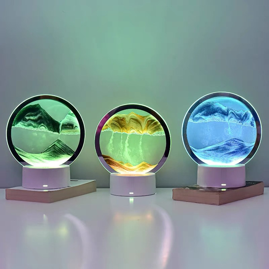LED 16 Colors 3D Sandscape Lam - Sand Art Picture avaliação e preço