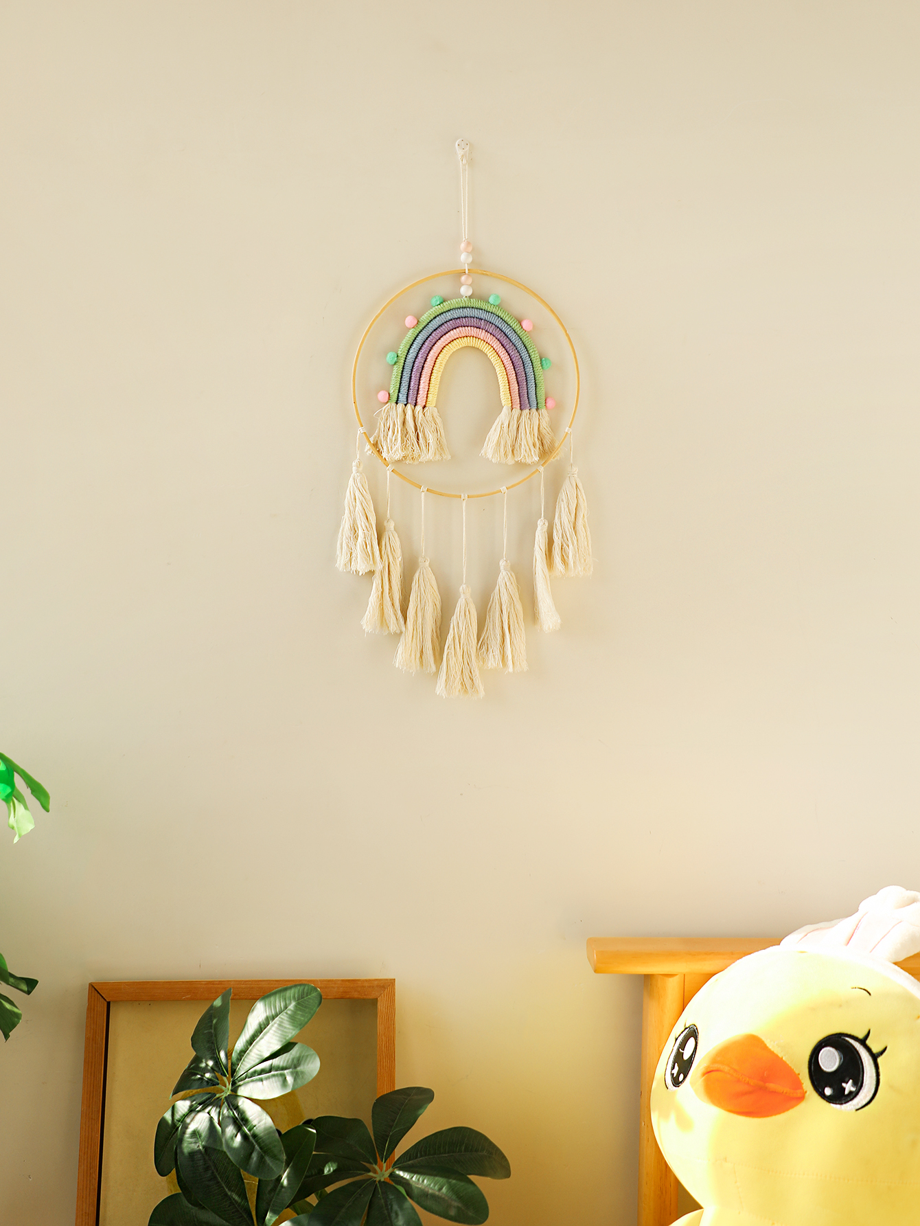 Macrame Tapestry Wall Hanging  - Home Decor Yoga avaliação e preço