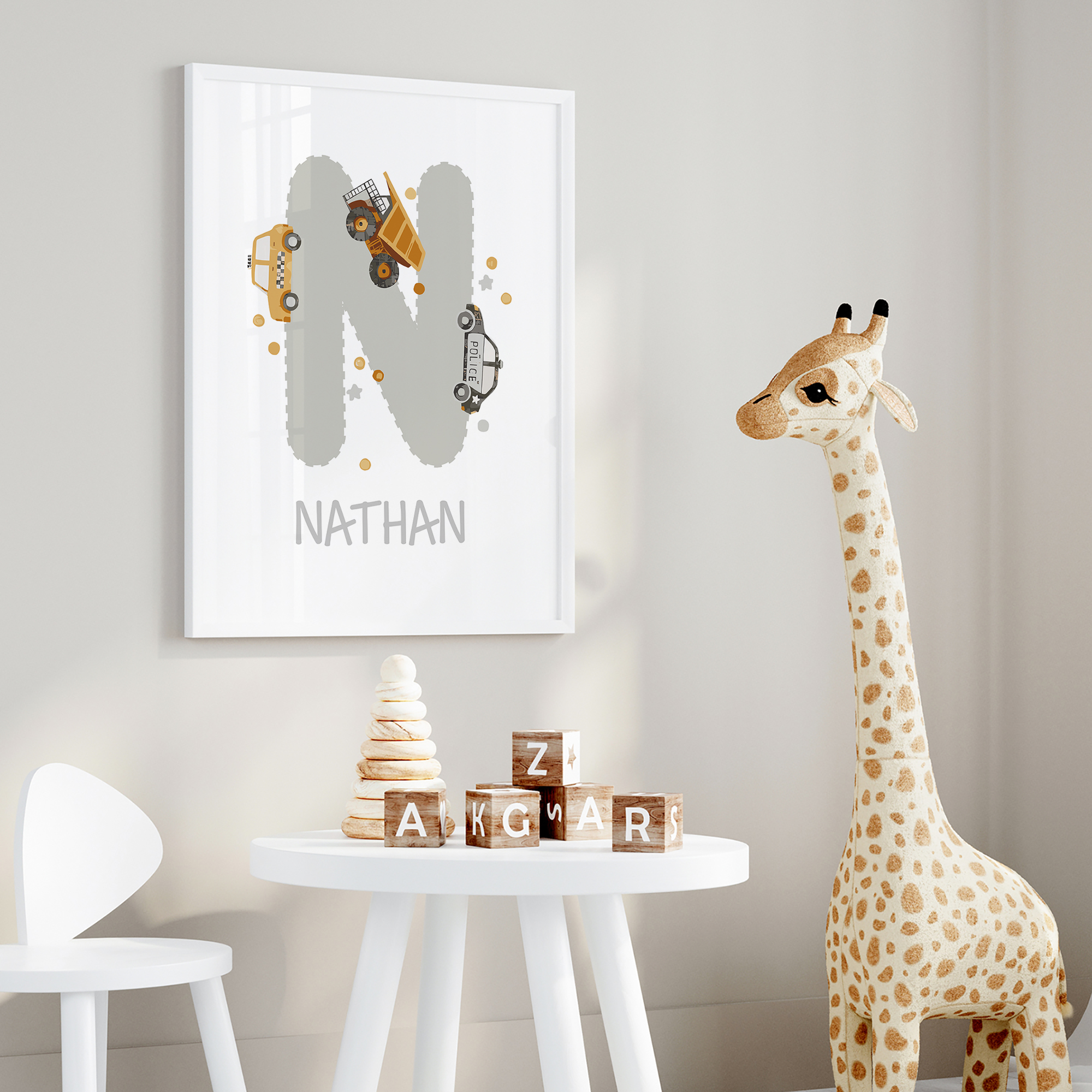 3pcs Personalized Custom Name  - Home Decor Aesthetic avaliação e preço