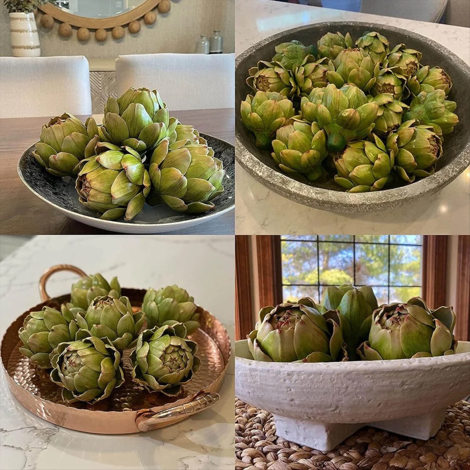 6pcs Artificial Artichoke Deco - Home Decor Trend 2026 avaliação e preço
