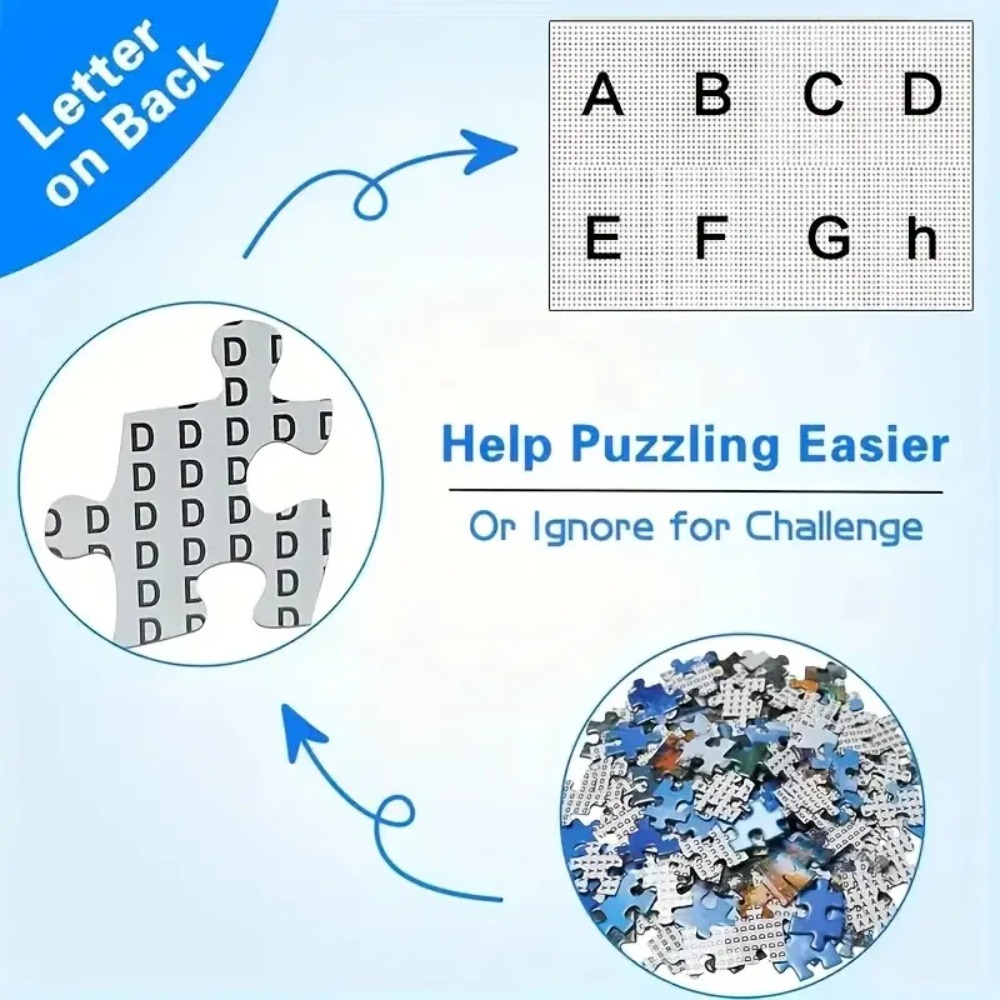 500/1000/1200/2000PCS Puzzle U - Home Decor Under 500 avaliação e preço