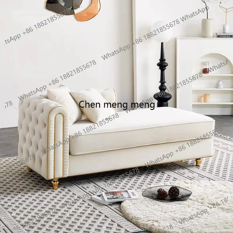 E136 Cream White Foot Stool Ro - Home Decor Aesthetic avaliação e preço