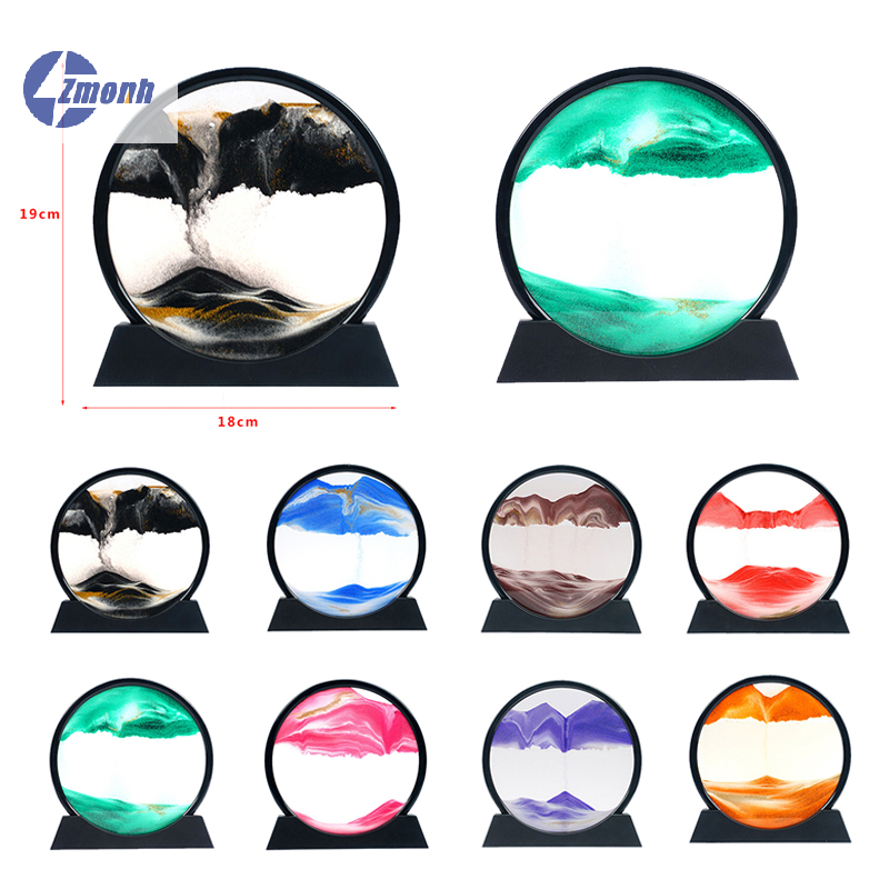 New！1Pcs 3D Hourglass Quicksan - Sand Art Picture avaliação e preço