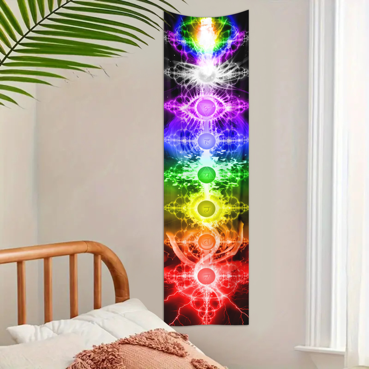 1pc Mysterious seven chakra ta - Home Decor Yoga avaliação e preço