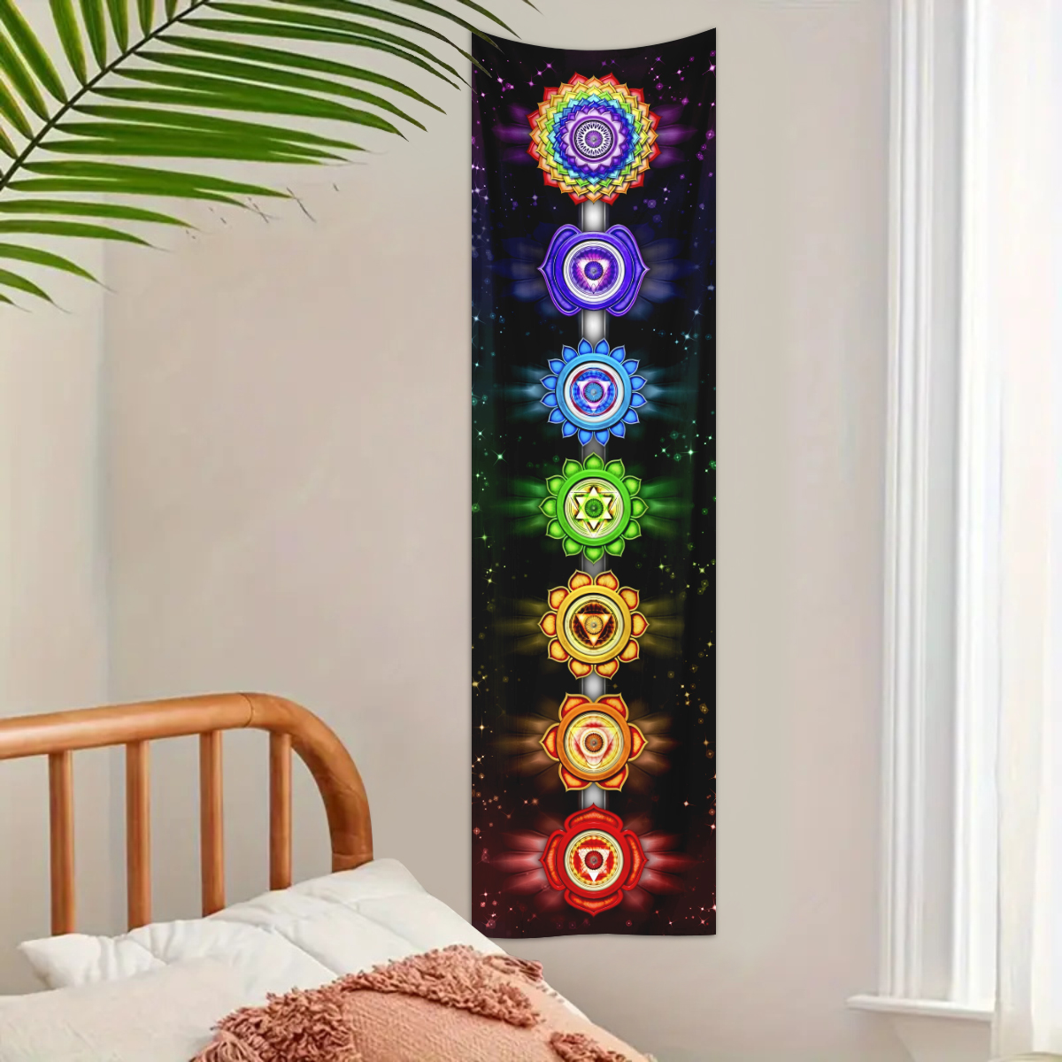 1pc Mysterious seven chakra ta - Home Decor Yoga avaliação e preço