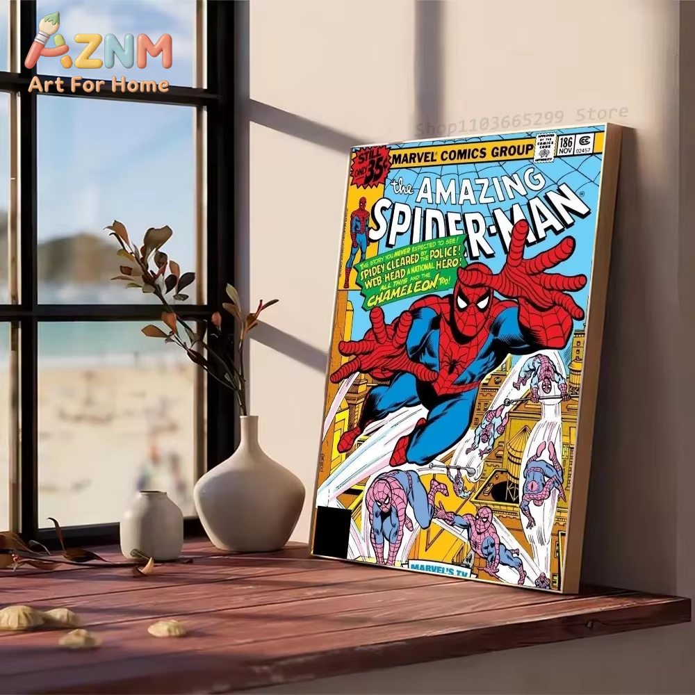Marvel Movie SpiderMan Wall Ar - Geometric Wall Art avaliação e preço