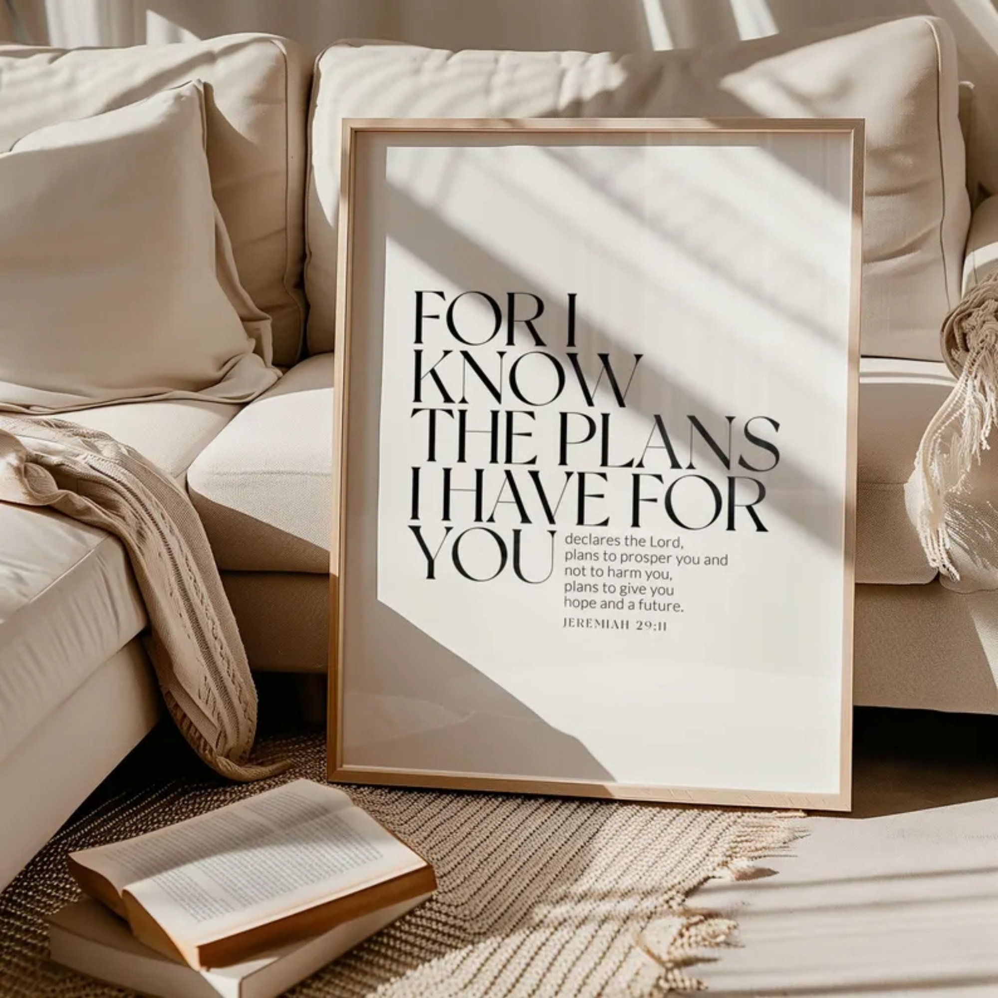 Bible Jeremiah 29:11Christian  - Home Decor Aesthetic avaliação e preço