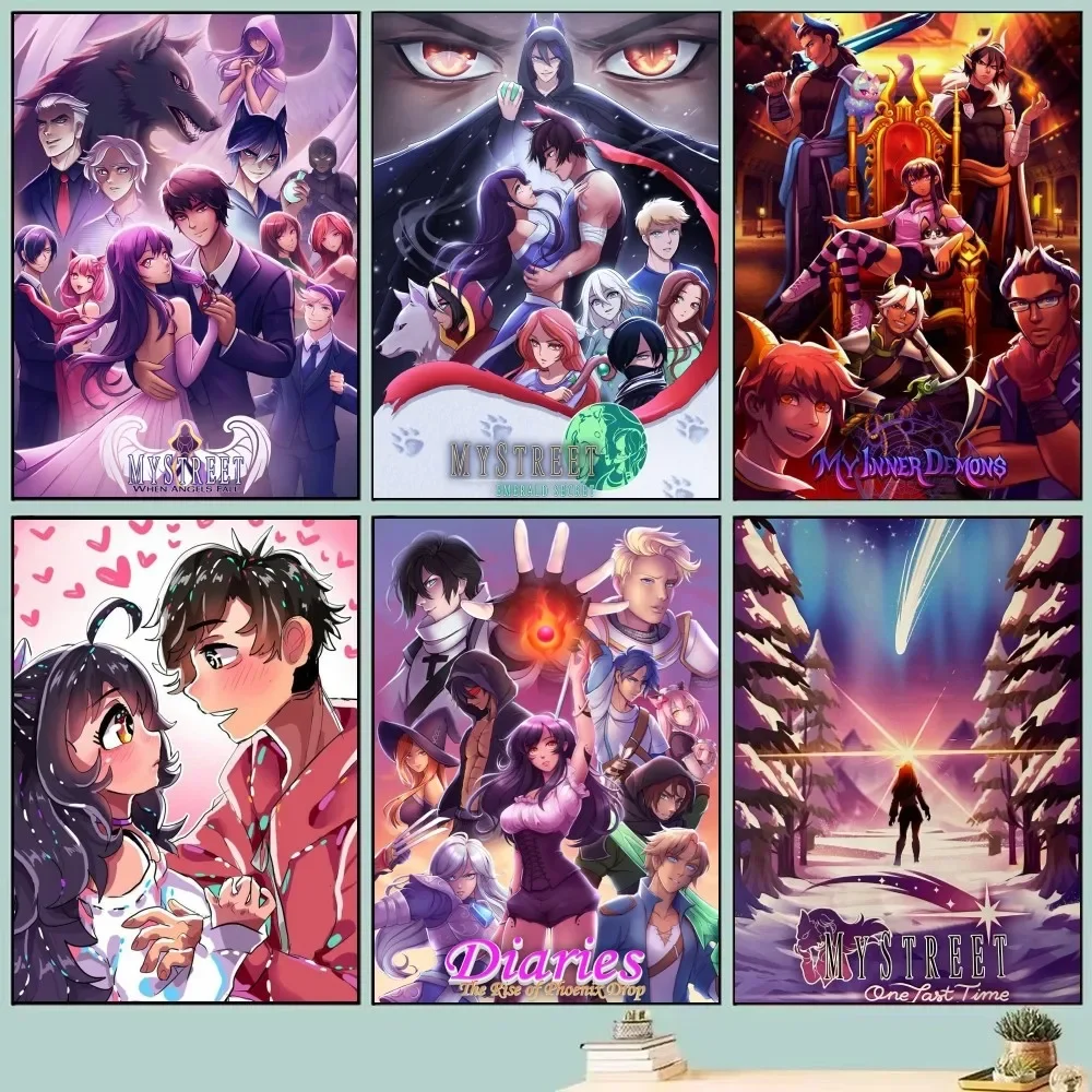 Game Aphmau Aesthetic Poster S - Abstract Oil Painting avaliação e preço