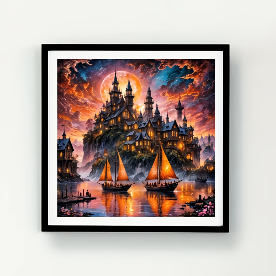 Castle Under The Full Moon Jig - Home Decor Under 500 avaliação e preço