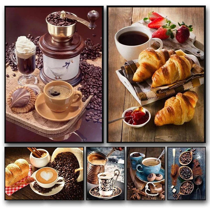Nordic Breakfast Coffee Bread  - Geometric Wall Art avaliação e preço